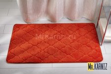 Коврик для ванной ЛАНА оранжевый