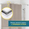 Карниз для душа П-образный 100х100 фото 7